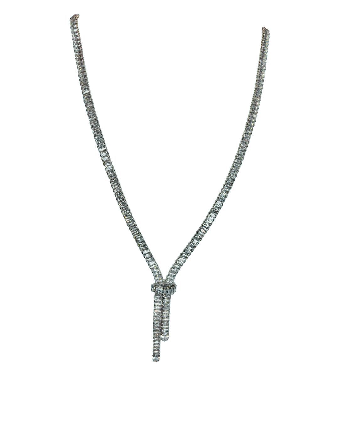 Ice Drip Knot Korean Necklace