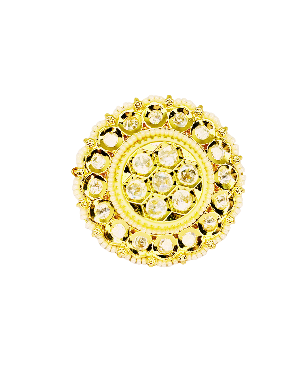 Kundan Glow Ring
