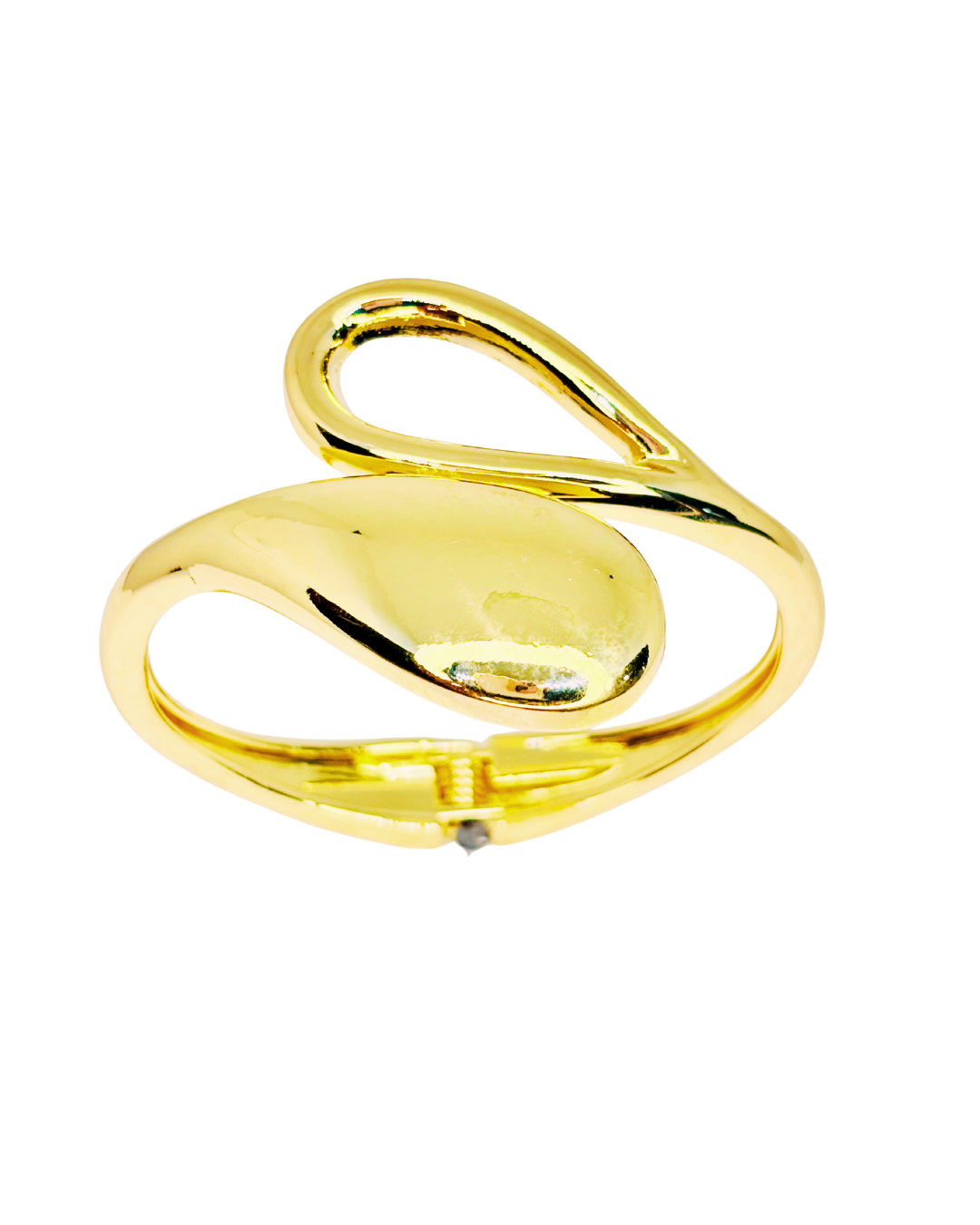 Golden Fluid Wave Korean Bracelet