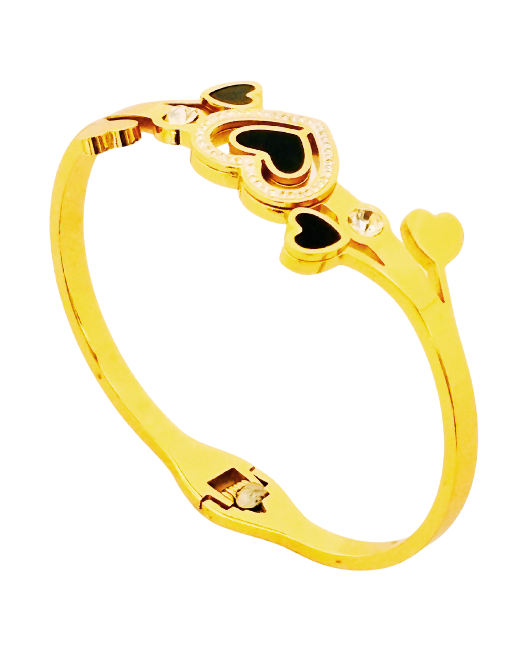 Gold-Plated Heart Charm bracelet