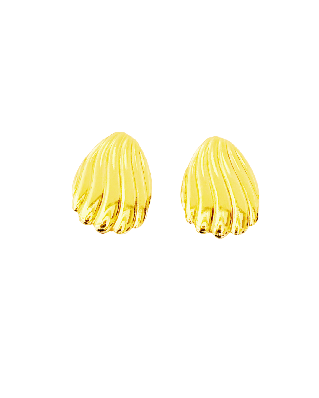 Shell-Inspired Stud Earrings