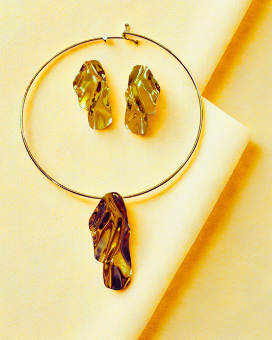 Lava Luxe korean jwellery set