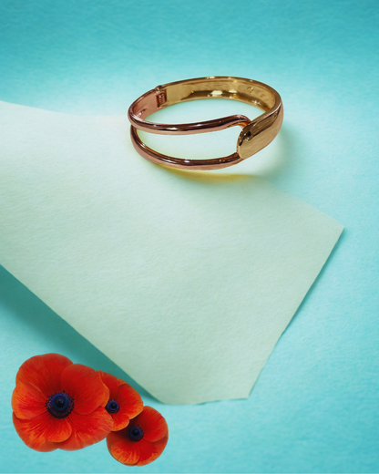 Fusion Curve Cuff Bold Bracelet