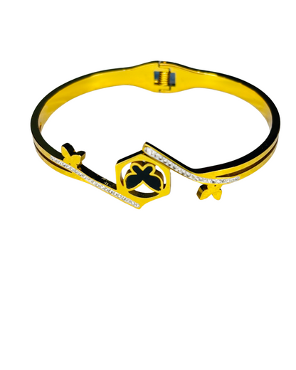 Clover Luxe Cuff Bracelet