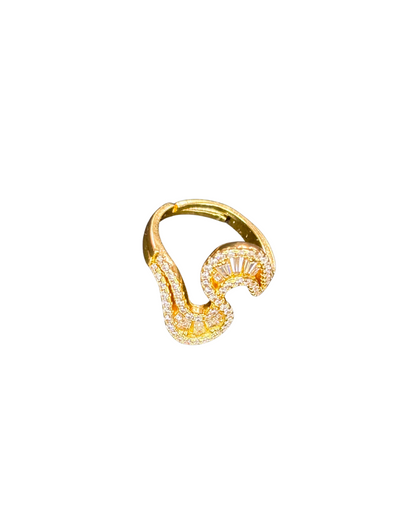 Swirl of Grace Korean Ring