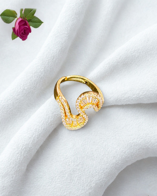 Swirl of Grace Korean Ring