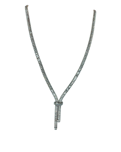 Ice Drip Knot Korean Necklace