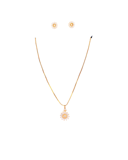 Sunbloom Sparkle Pendant Set