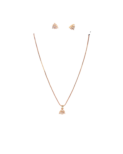 Mini Jhumka-Inspired Pendant Set