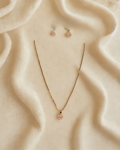 Blossom Bow Pendant Set