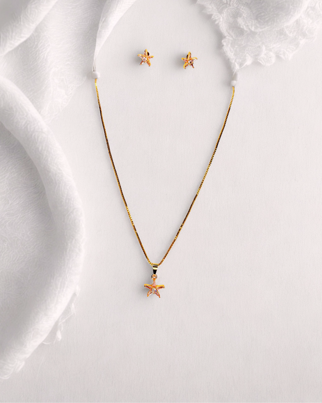 Sea Star Shine Pendant Set