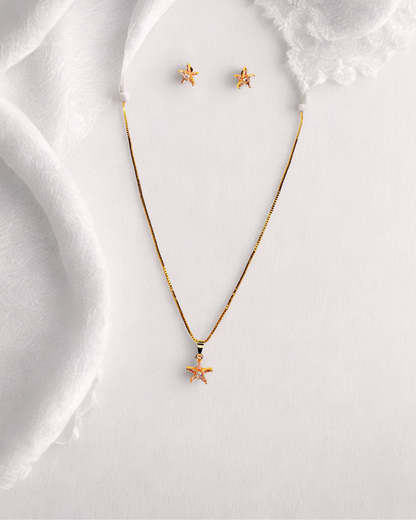 Sea Star Shine Pendant Set