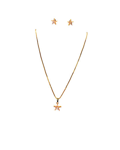 Sea Star Shine Pendant Set