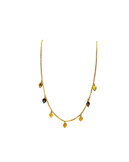 Leafy Whispers Korean Necklace
