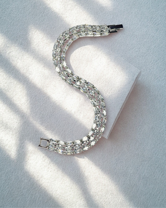 Crystal Cascade Bracelet