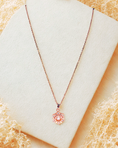 SunAura Rose Pendant