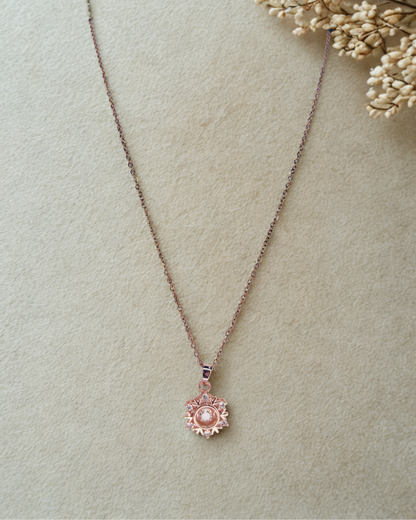 SunAura Rose Pendant