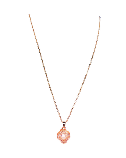 Blush Bloom Pendant Necklace