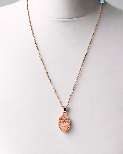 Royal Heart Pendant Necklace