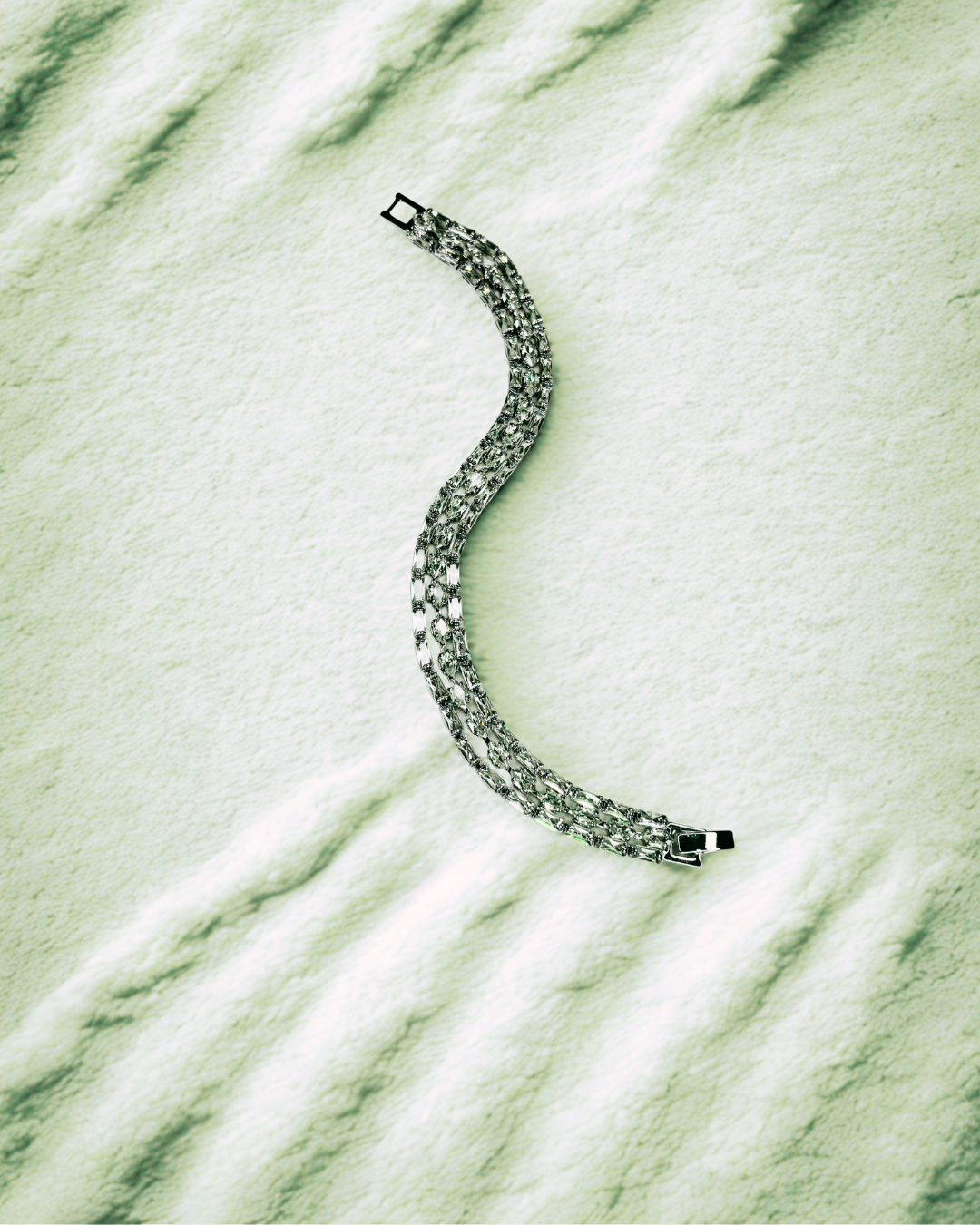 Crystal Glaze Dual-Layer Bracelet