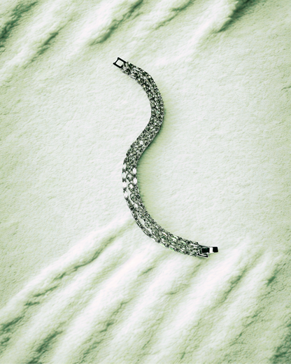 Crystal Glaze Dual-Layer Bracelet