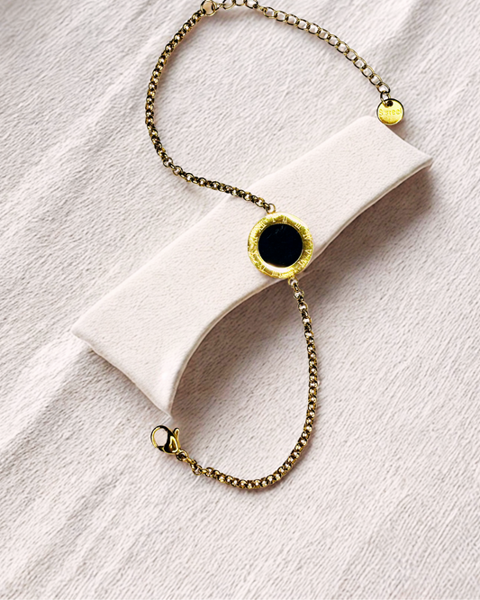 Midnight Charm Link Korean Bracelet