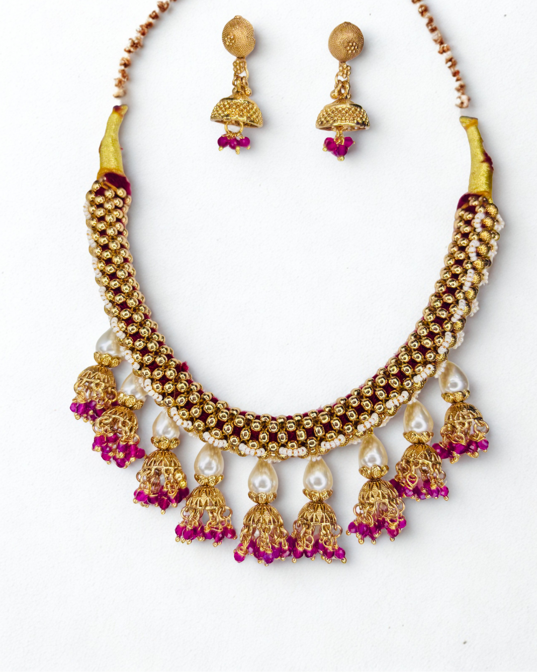 Royal Kundan Jhumka Choker Set