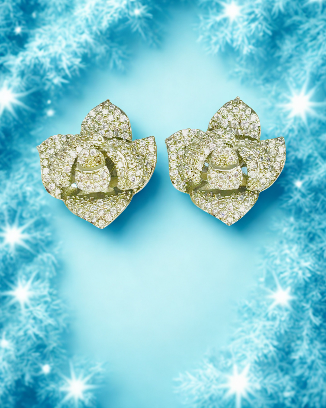 Rose Radiance Studs Earrings