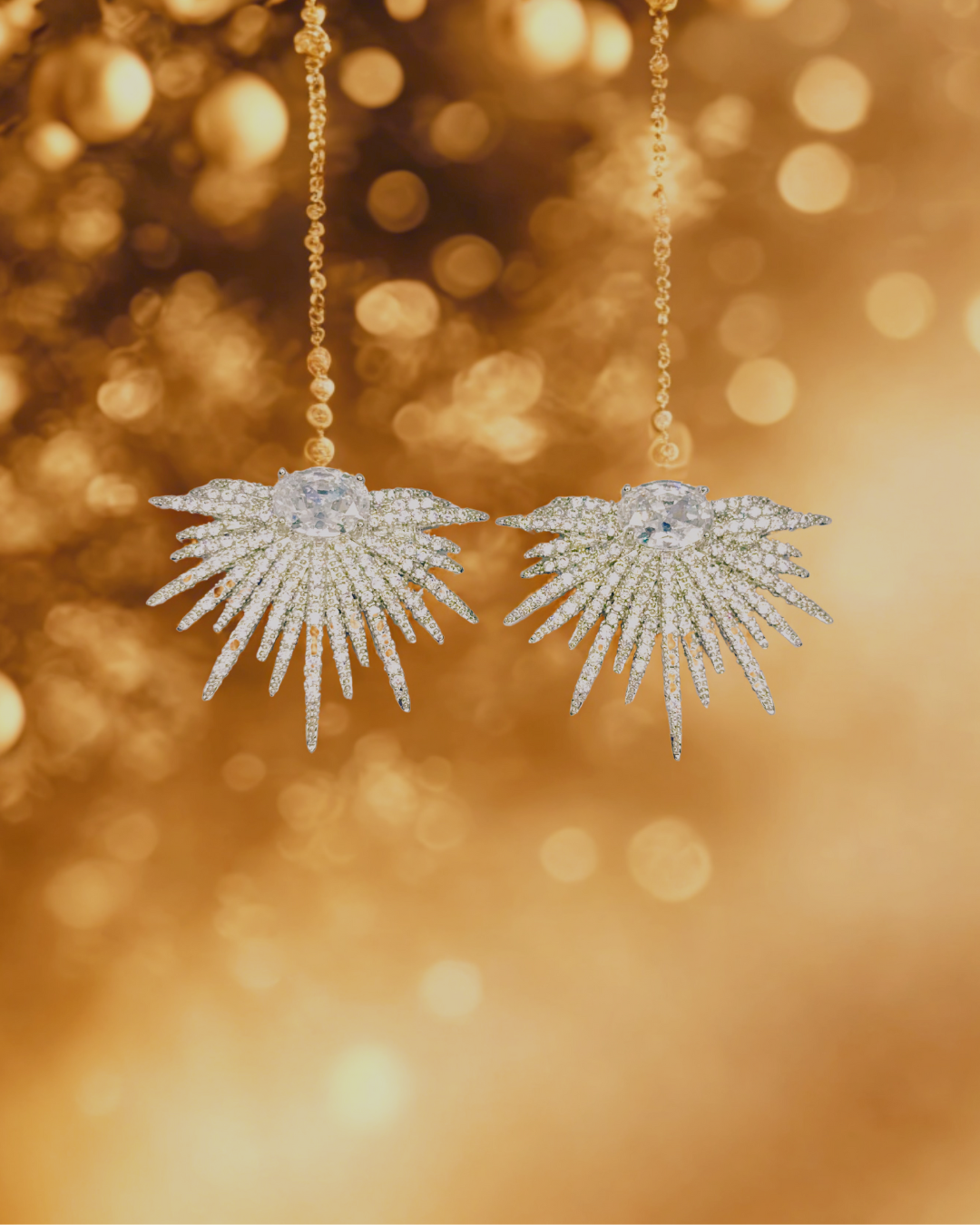Celestial Starburst Studs Earrings