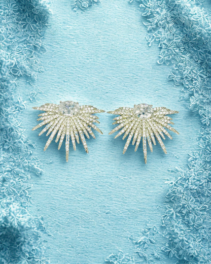 Celestial Starburst Studs Earrings