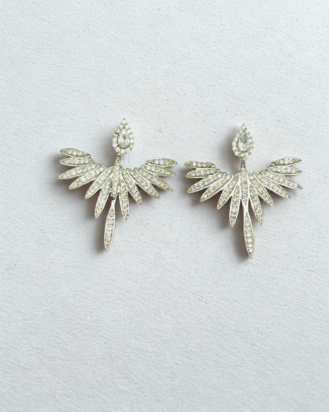 Phoenix Wing Stud Earrings.