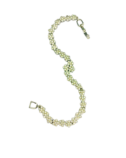 Golden And Silver Bloom Bracelet