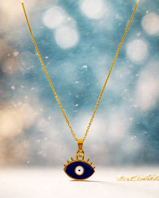Royal Evil Eye Korean Pendant Necklace