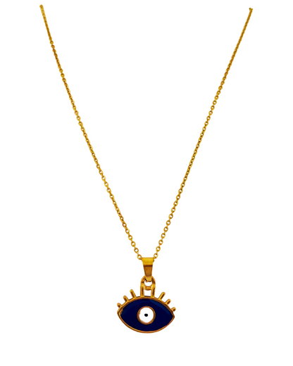 Royal Evil Eye Korean Pendant Necklace