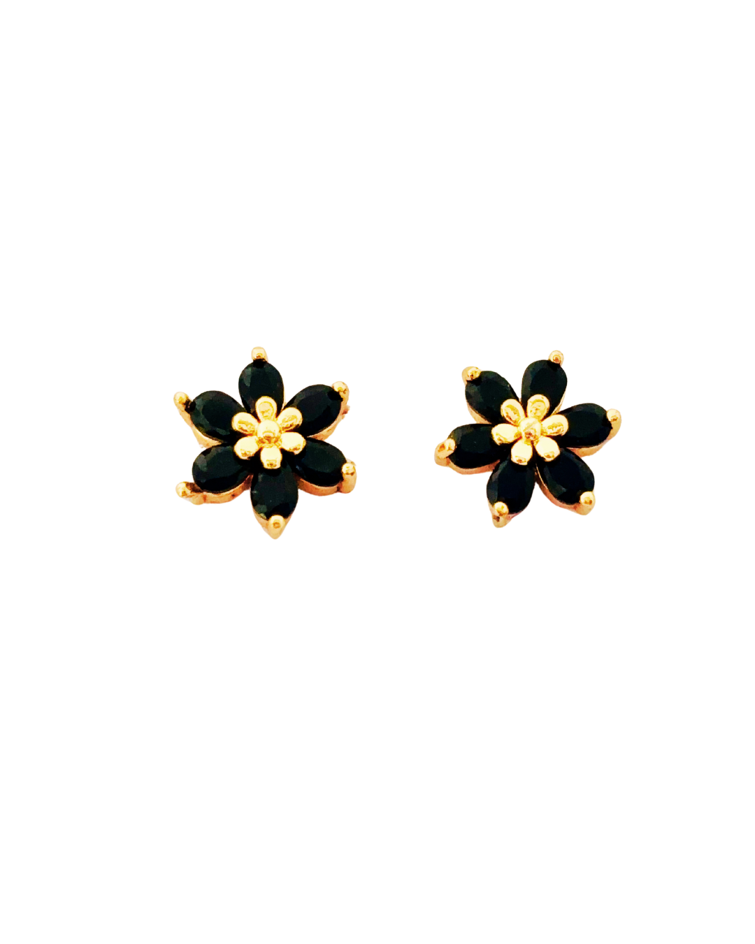 Midnight Bloom Stud Earrings