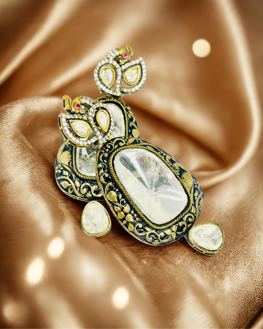 Noor-E-Nazakat Kundan Earrings