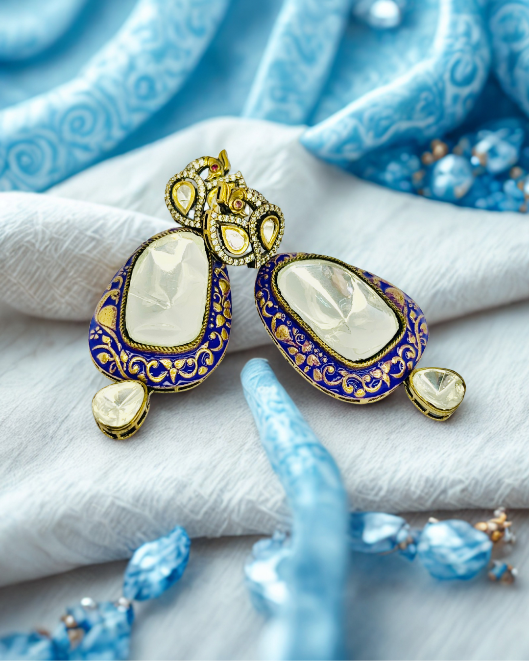 Noor-E-Nazakat Kundan Earrings