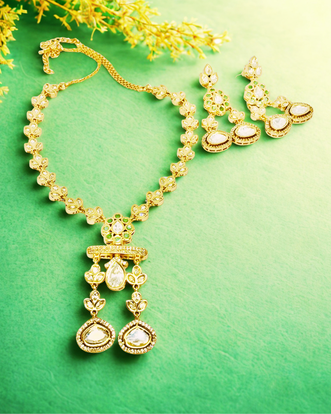 Royal Kundan & Emerald Bridal Set