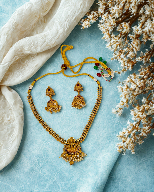 Temple Jwellery Necklace Set
