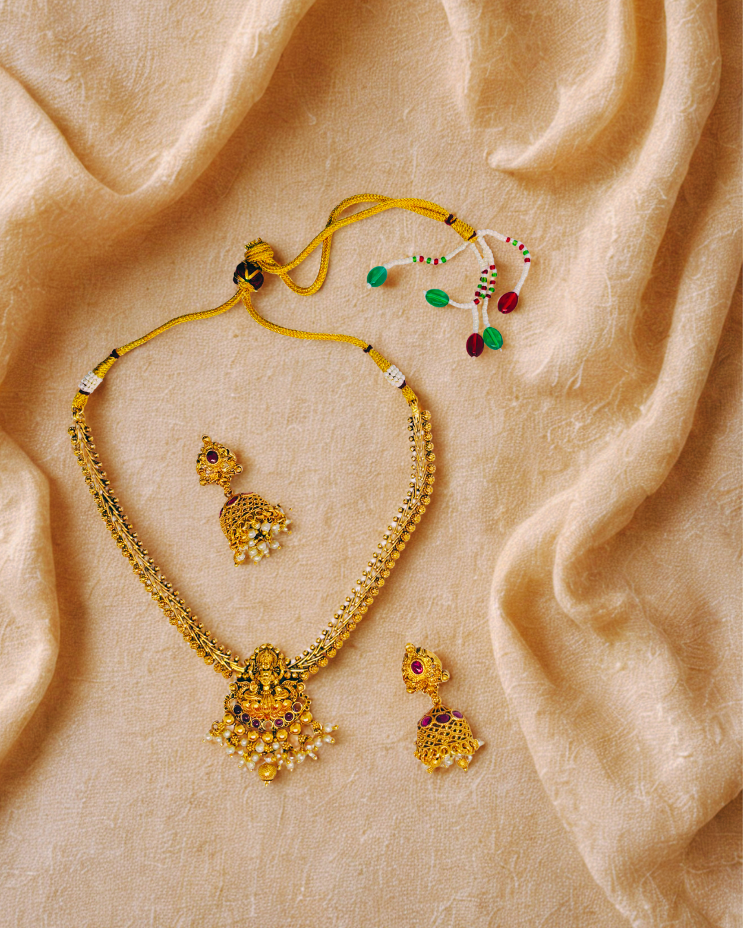 Temple Jwellery Necklace Set