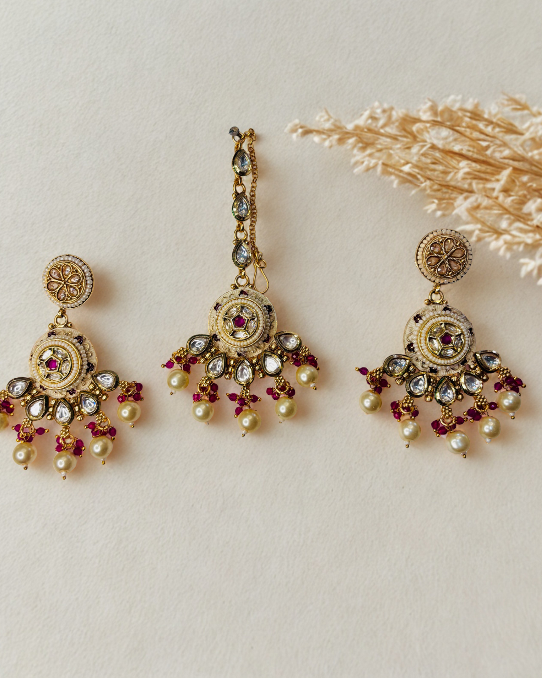 Antique Maharani Coin Kundan Choker Set