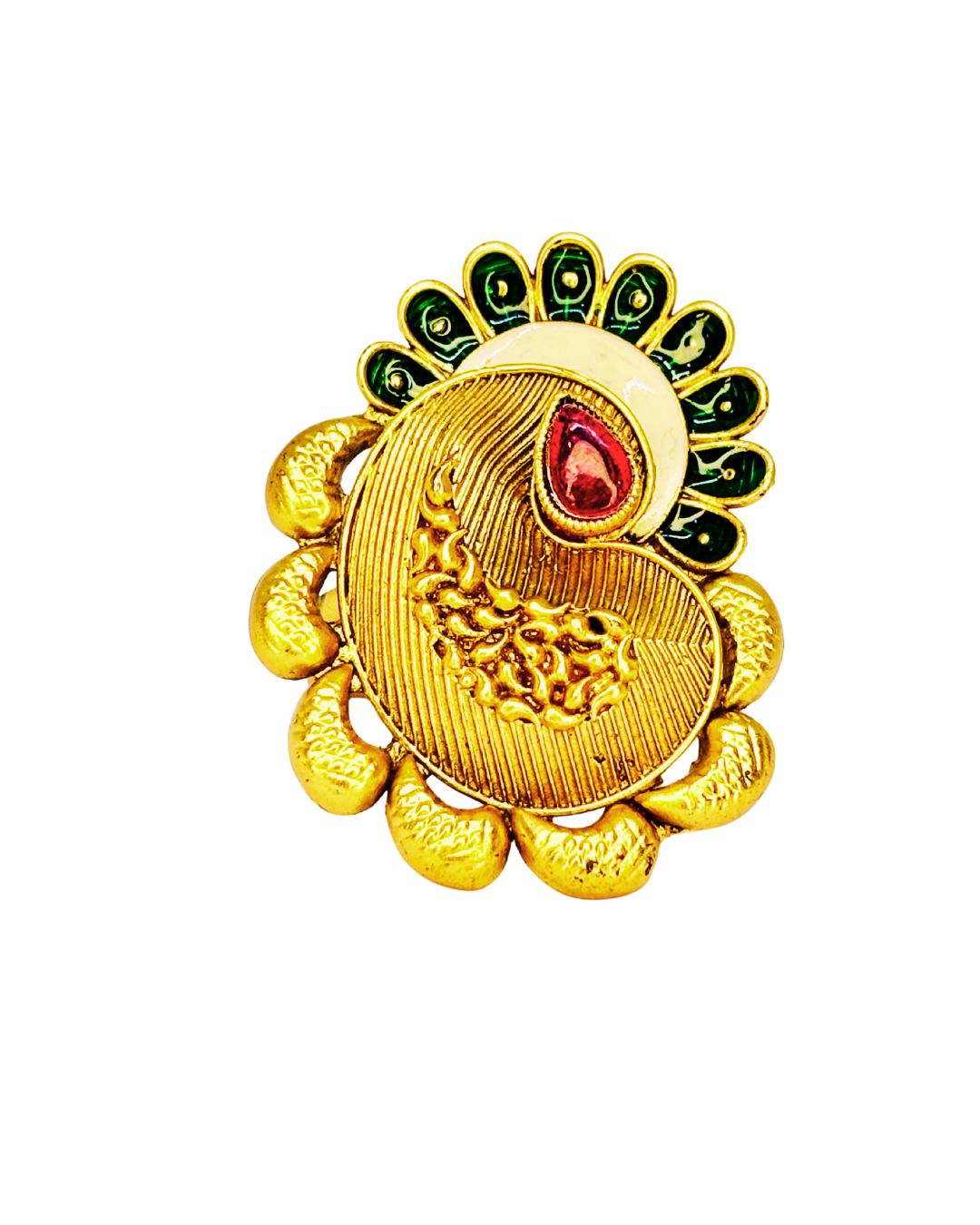 Regal Meenakari Ring
