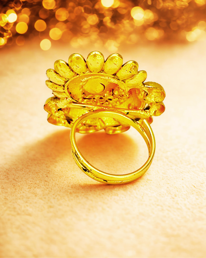 Regal Meenakari Ring