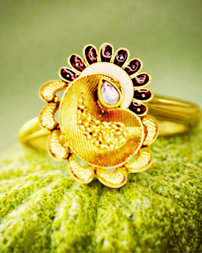 Regal Meenakari Ring