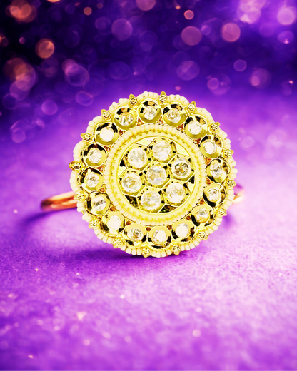 Kundan Glow Ring