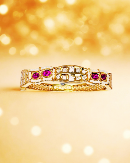 Antique Ruby Kundan Kada