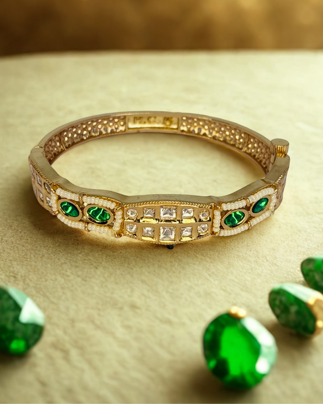 Antique Ruby Kundan Kada