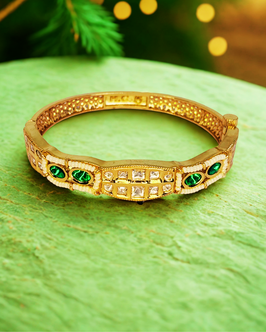 Antique Ruby Kundan Kada