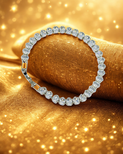 Classic Solitaire Crystal Bracelet