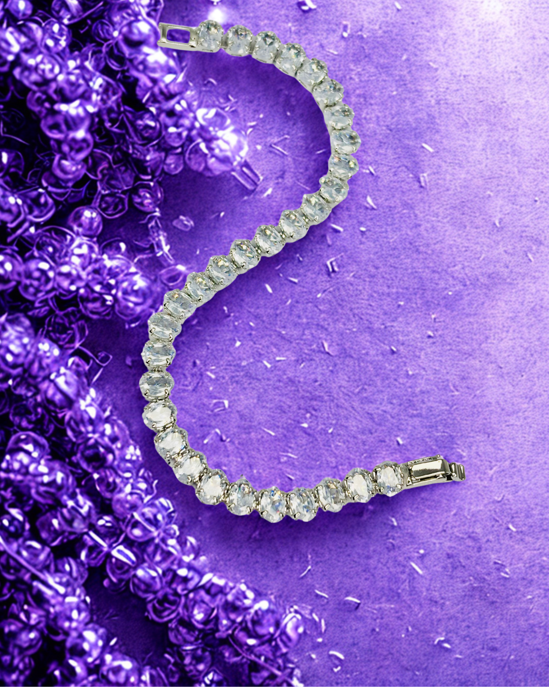 Classic Solitaire Crystal Bracelet